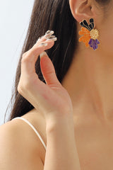 Sibyl Demi Flower Earrings | Dress In Beauty