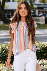 Take It Easy Colorful Striped Top | Dress In Beauty