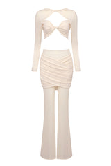 Aethwy Draped Two Piece Jumpsuit | Dress In Beauty