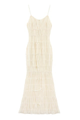Ruffle Tunnel Gown in Cloud
