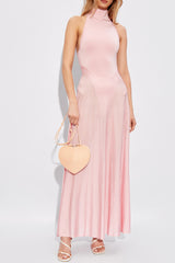 Halter Sheer Flared Dress | Dress In Beauty