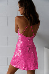 Shimmy Dance Sequin Dress