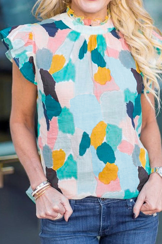 Abstract Print Top | Dress In Beauty