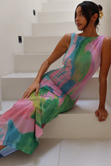 Metztli Printed Maxi Dress