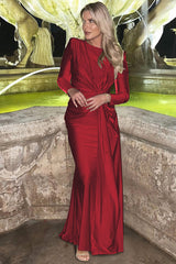 Amanda Twist Front Maxi Dress