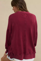 Hamptons Cotton Blend Pullover Sweater