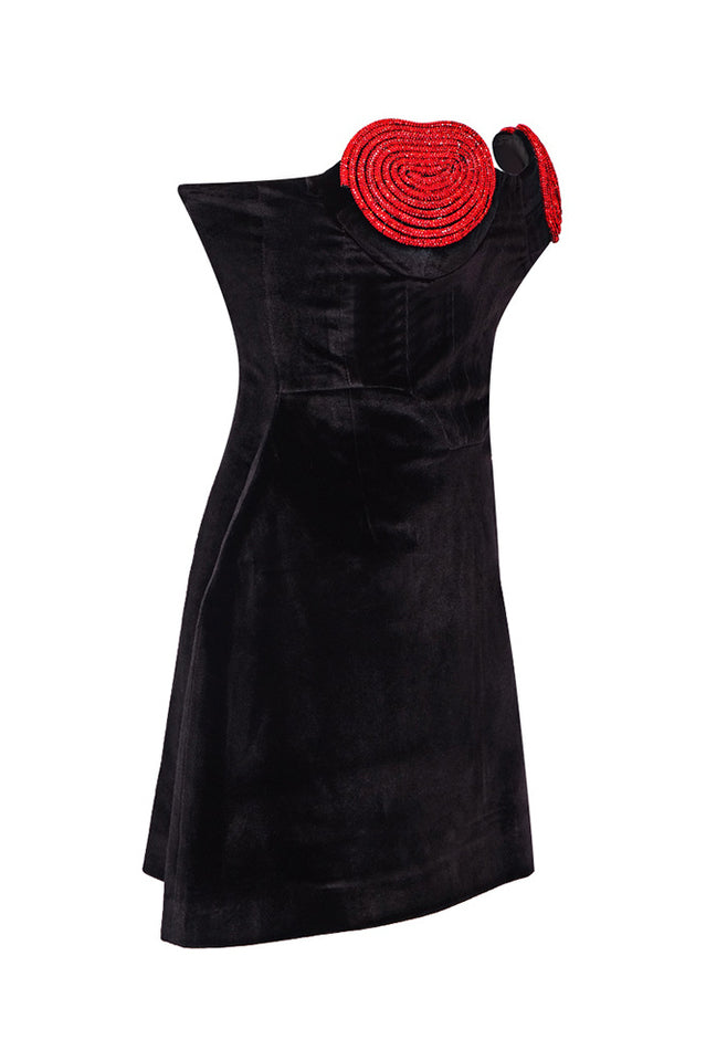 Red Crystal Heart Dress | Dress In Beauty