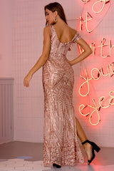 High Split Bodycon Sequin Dress | Dress In Beauty