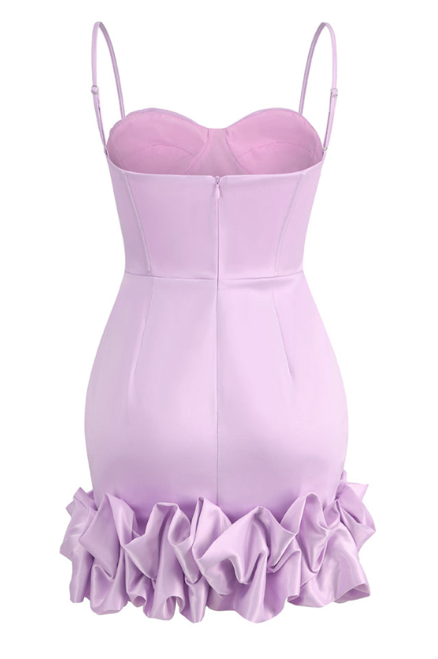 Draped Ruffle Mini Bustier Dress | Dress In Beauty
