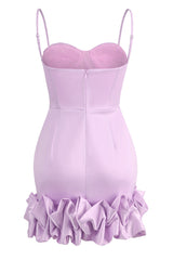 Draped Ruffle Mini Bustier Dress | Dress In Beauty