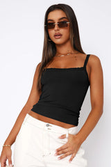 Solid Square Neck Top | Dress In Beauty