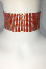 Punk Metal Sequin Necklace