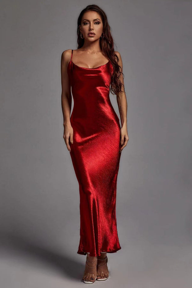 Emily Metallic Gold Maxi Dress | Dress In Beauty