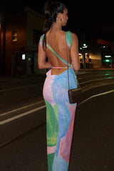 Metztli Printed Maxi Dress