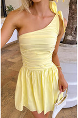 Luther Yellow Mini Dress | Dress In Beauty