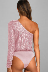 Mikah One Shoulder Long Sleeve Top | Dress In Beauty