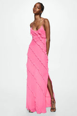 Ocean Waves Tiered Ruffle Maxi Dress | Dress In Beauty