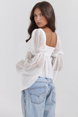 Lucie Chiffon Bustier Top | Dress In Beauty