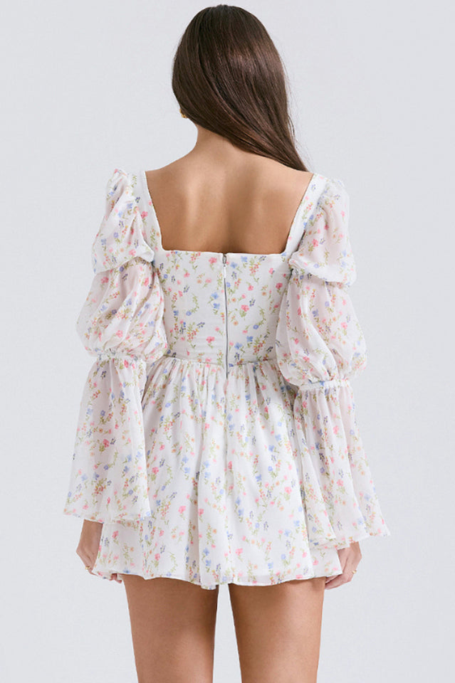 Sancia Printed Puff Sleeve Mini Dress | Dress In Beauty