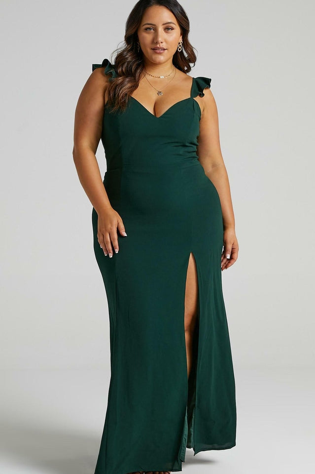More Than This Ruffle Strap Maxi Dress | Dress In Beauty