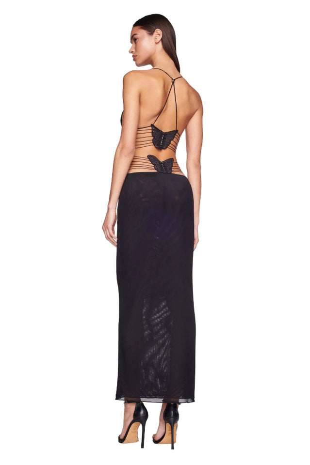 Butterfly Backless Midi Dress | Dress In Beauty