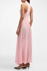 Halter Sheer Flared Dress | Dress In Beauty