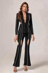 Cut-Out Diamonds Decorated Set | Dress In Beauty