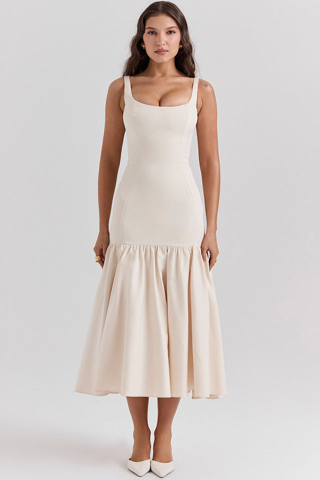 Amore Dropped Waist Midi Dress | Dress In Beauty