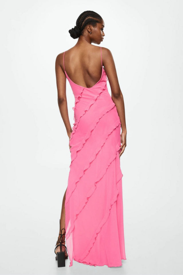 Ocean Waves Tiered Ruffle Maxi Dress | Dress In Beauty