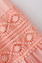 Sabina Stand Collar Lace Trim Maxi Dress | Dress In Beauty