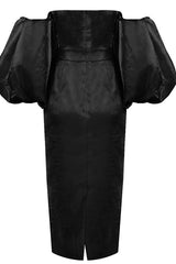 Satin Strapless Midi Dress | Dress In Beauty
