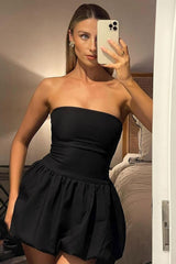 Tube Bubble Hem Mini Dress | Dress In Beauty