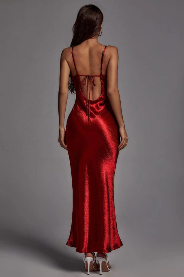 Emily Metallic Gold Maxi Dress | Dress In Beauty