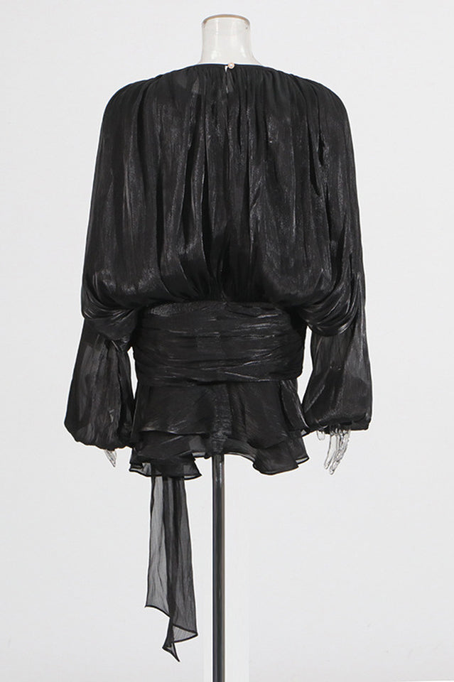 Beryl Pleated Ruffle Hem Mini Dress | Dress In Beauty