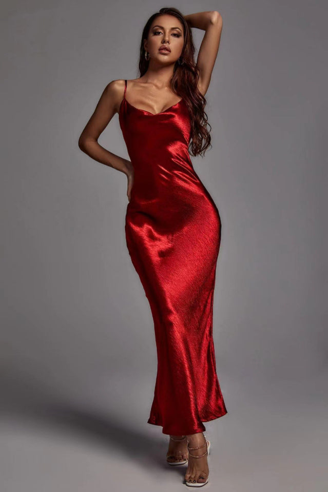 Emily Metallic Gold Maxi Dress | Dress In Beauty