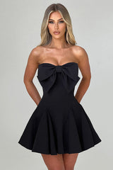 Holly Strapless Skirt with Bow Detail