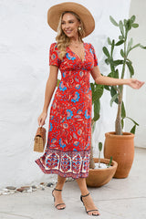 Kamoni Floral Print Boho Maxi Dress | Dress In Beauty