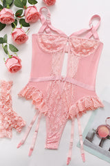 Floral Lace Teddy Bodysuit | Dress In Beauty