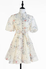 Caroline Floral Print Mini Dress | Dress In Beauty