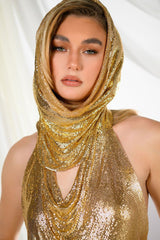 Venus Hoodie Metallic Top | Dress In Beauty