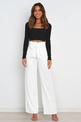 All-Matching Belted Wide-Leg Trouser | Dress In Beauty