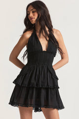 Deanna Floral Halter Dress | Dress In Beauty