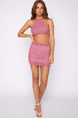 Cutout Crochet Top + Skirt Set | Dress In Beauty