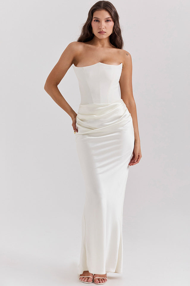 valora persephone off shoulder bustier dress Persephone Off Shoulder Bustier Dress Wiwor