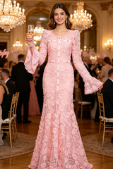 Grace 3D Rose Mermaid Maxi Dress | Dress In Beauty