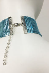 Punk Metal Sequin Necklace