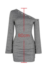 Live Loud Long Sleeve Mini Dress