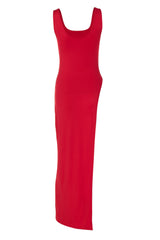Diagonal Hem Maxi Top