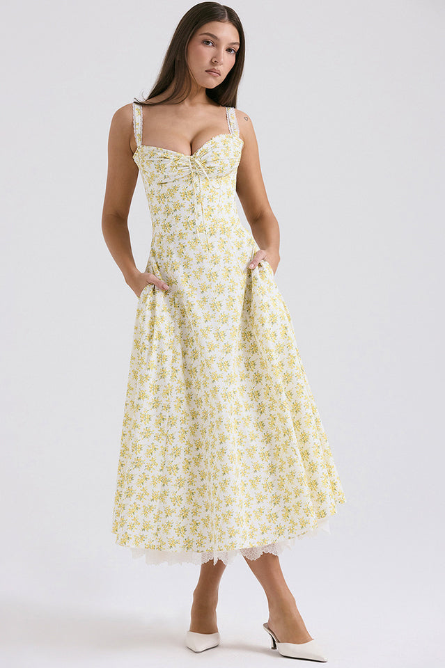 Rosalee Print Cotton Sundress | Dress In Beauty