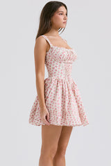 Natassia White Cotton Mini Dress | Dress In Beauty